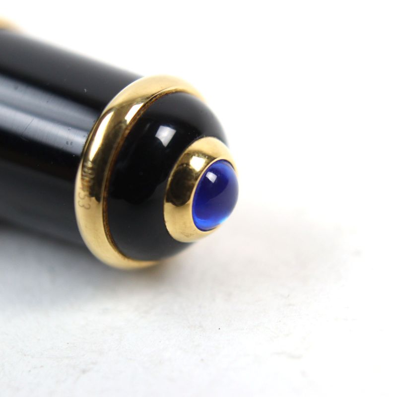 Cartier Diabolo De Cartier Ballpoint Pen With Blue Gemstone