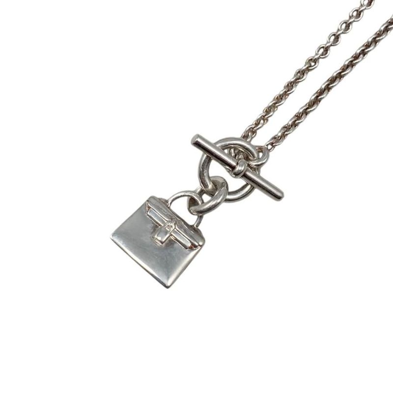 Hermes Necklace Amulet Kelly Pendant H104429b 00