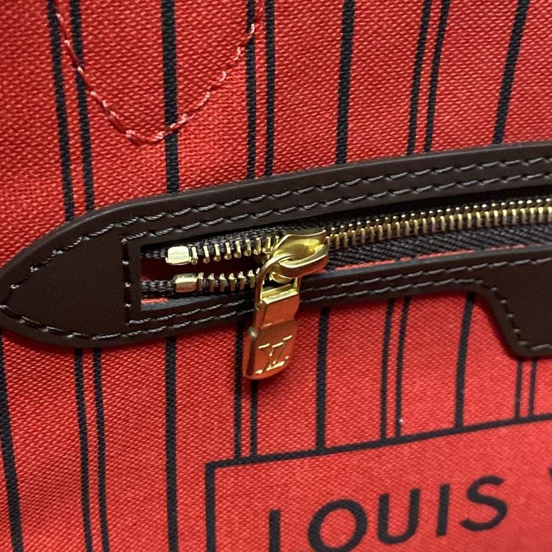 Louis Vuitton Damier Neverfull PM N41359 Ebène Tote Bag