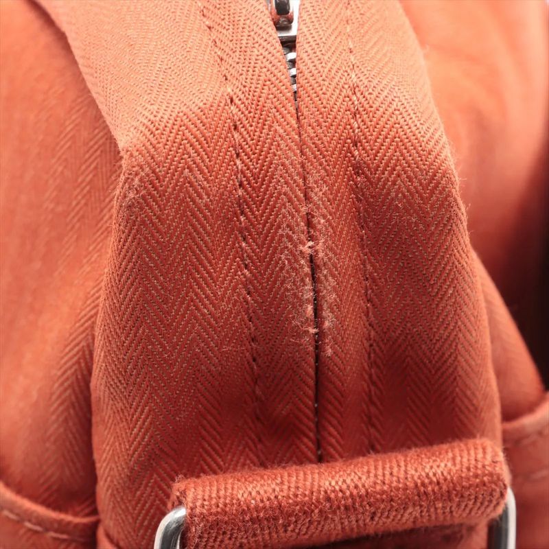 Hermes Acapulco Bassus Twirl Chevron Leather Shoulder Bag Crossbody Messenger