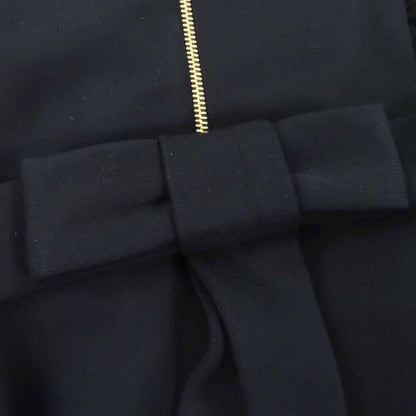 Gucci 445275 Ruffle Design With GG Pearl Buttons Ribbon Short Sleeves Dress