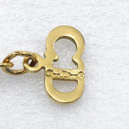 [dior] Christian Dior CD Logo Gold Plated Ladies 4.6g Necklace
