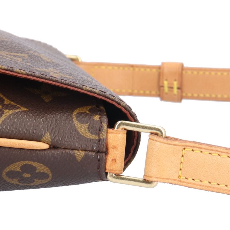 Louis Vuitton Musette Tango Short Monogram Shoulder Bag Monogram Canvas M51257