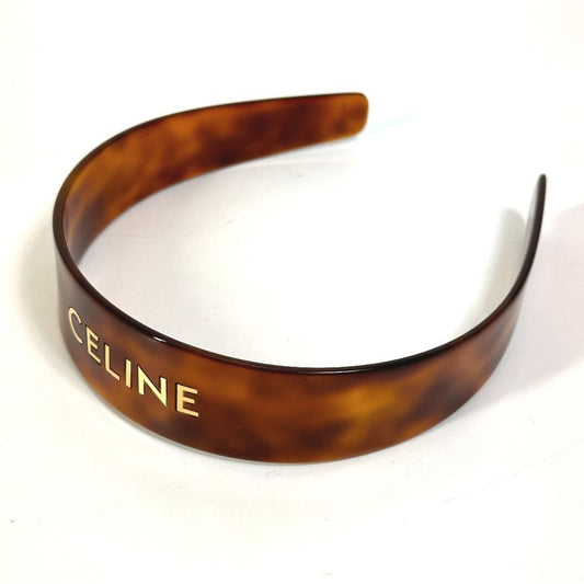 Celine Catsuits Logo Headband 46y376cea Acetate Havana Blonde / Dre Brown