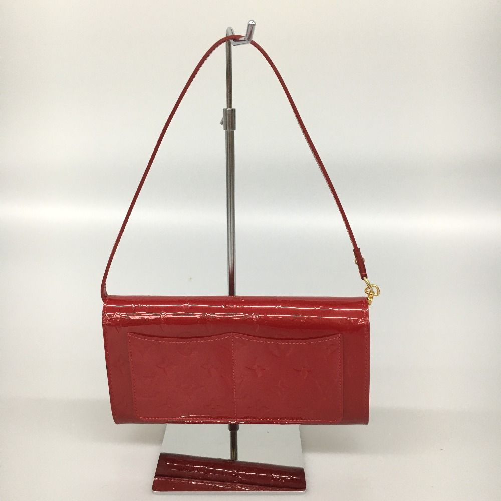 Louis Vuitton Wallet Clutch Wallet Red Red Vernis Ross More MM