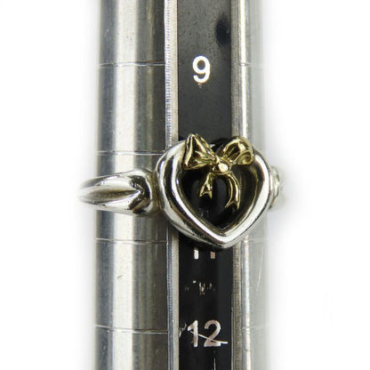 Tiffany & Co Ring ・ Ring Heart Ribbon Silver 925 18K Yellow Gold Approx 3.5g