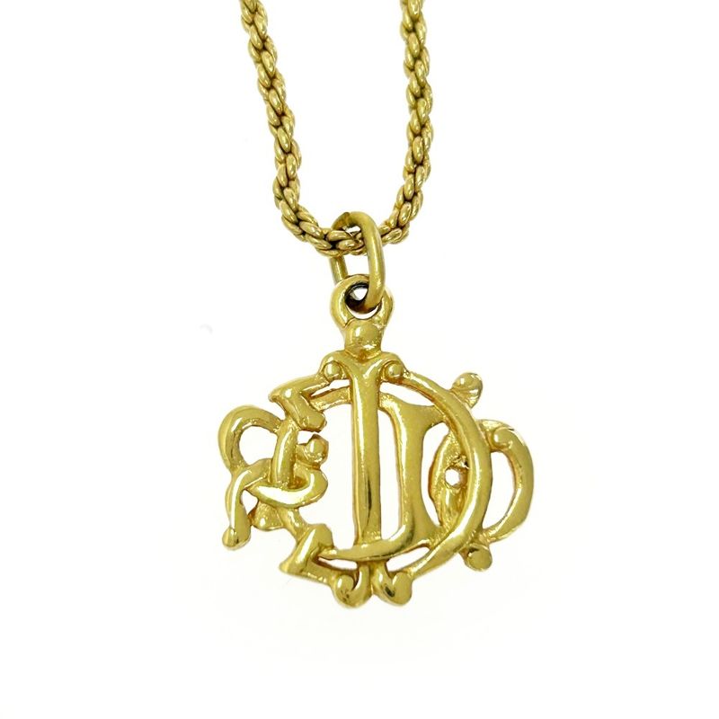 Christian Dior GP Emblem Necklace Women's Gold 430305 Necklace