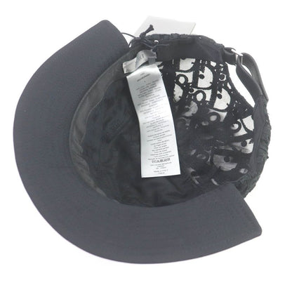 DIOR Homme 283c903a4451 Oblique Docking Casket Hat Cap Black L Made In Italy