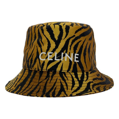 Celine Animal Logo Bucket Hat - Hat - Fully Lined - M (58) - Brown - Men's