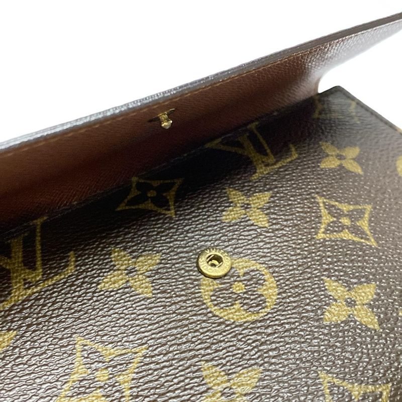 Louis Vuitton Monogram Porte Trésor International Long Wallet M61215