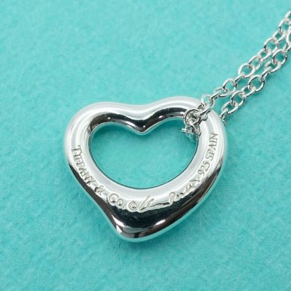 11mm (0.43in) Tiffany & Co Open Heart Necklace XS 24-5748s