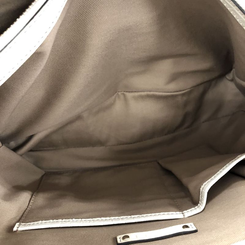 Celine Sd-sa-0029 Handbag Croc Shape Pressed Boogie Macadam Canvas Leather