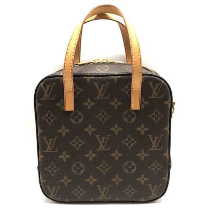 Louis Vuitton Spontini Monogram M47500 2way Handbag Shoulder Bag Ladies Brown
