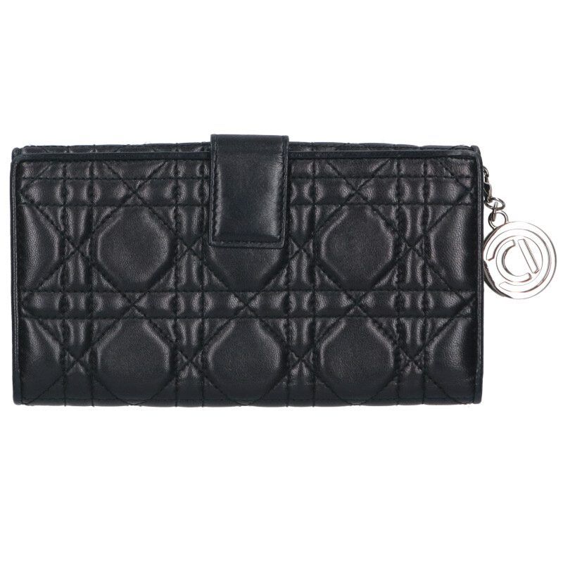 Christian Dior Lady Dior Cannage Wallet Women's