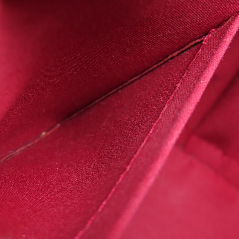 Louis Vuitton M91593 Alma BB Rayures Handbag Vernis Women