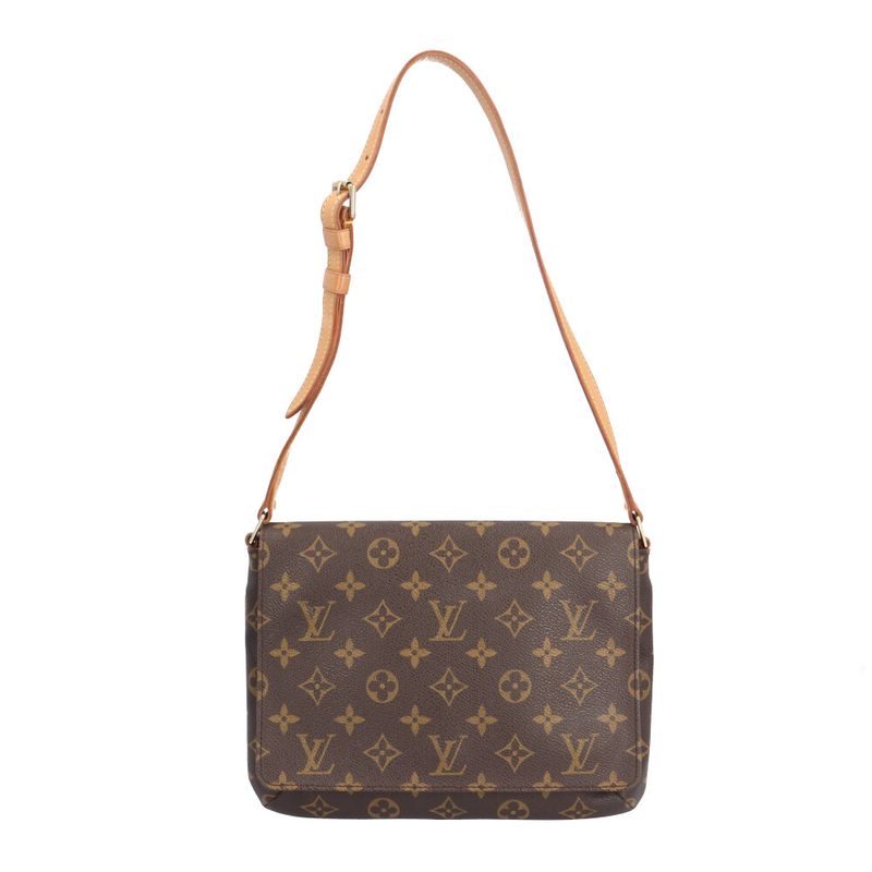 Louis Vuitton Musette Tango Short Monogram Shoulder Bag Monogram Canvas M51257