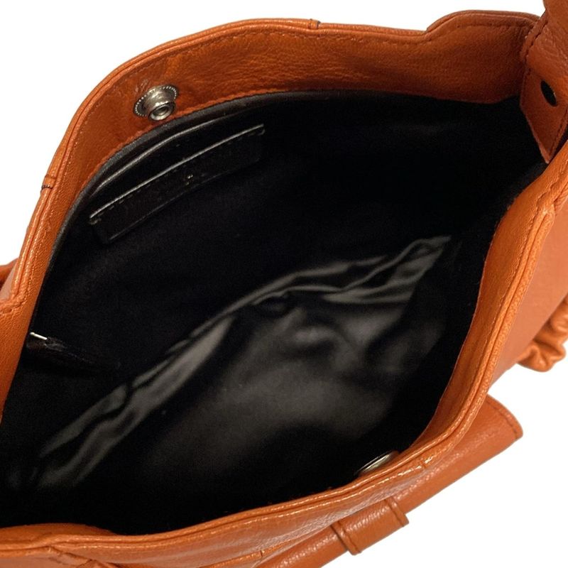 Yvessaint Laurent Rivegauche (ysl) Mombasa 121615 Orange Leather