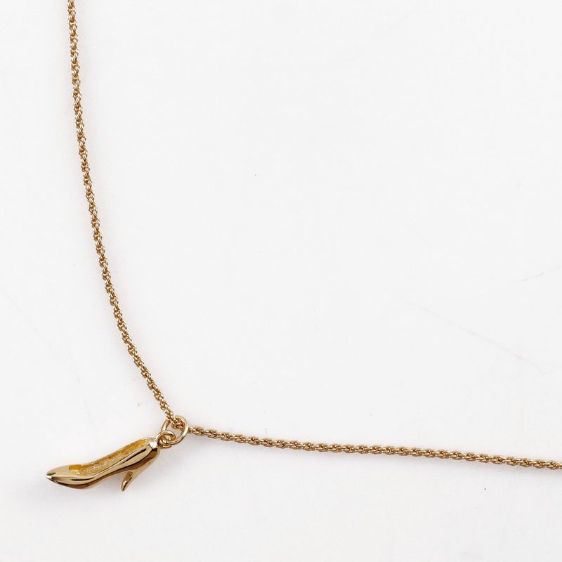 [dior] Christian Dior High Heel Motif Gold Plated Ladies 6.5g Necklace