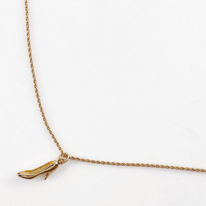 [dior] Christian Dior High Heel Motif Gold Plated Ladies 6.5g Necklace