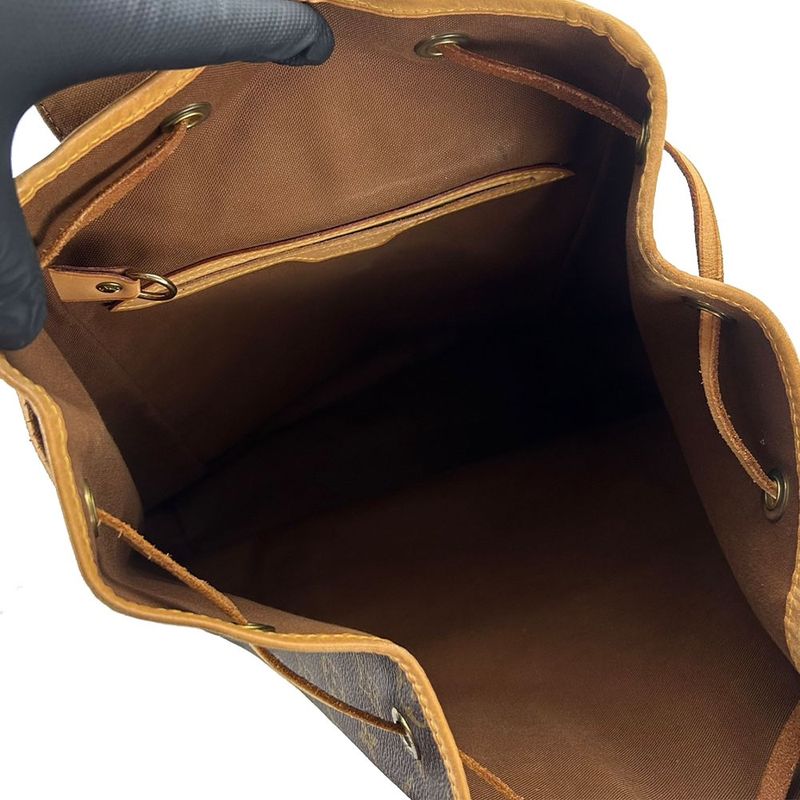 Louis Vuitton Rucksack Backpack Sac Montsouris GM M51135 Monogram Gold Hardware