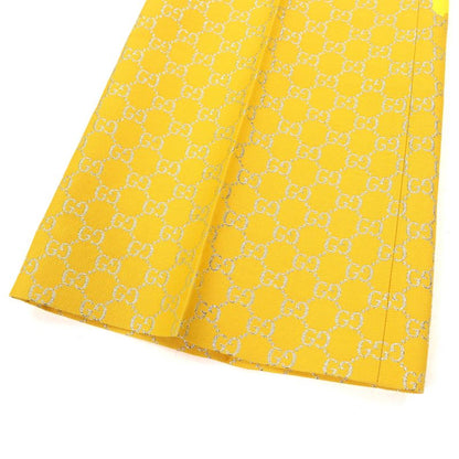 Gucci 20AW 627877 Wool Silk GG Jacquard Flared Pants Bell Bottom Trousers