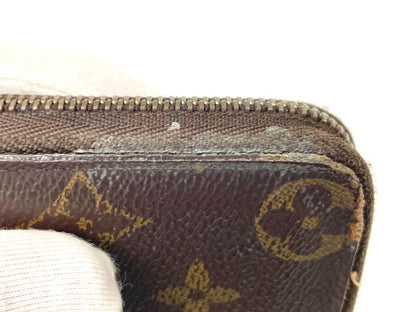 Louis Vuitton Monogram Zippy Coin Purse Zippy Wallet Round Zip Compact Wallet