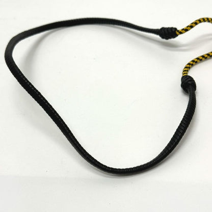 Fendi Necklace FF Vertigo Leather Black