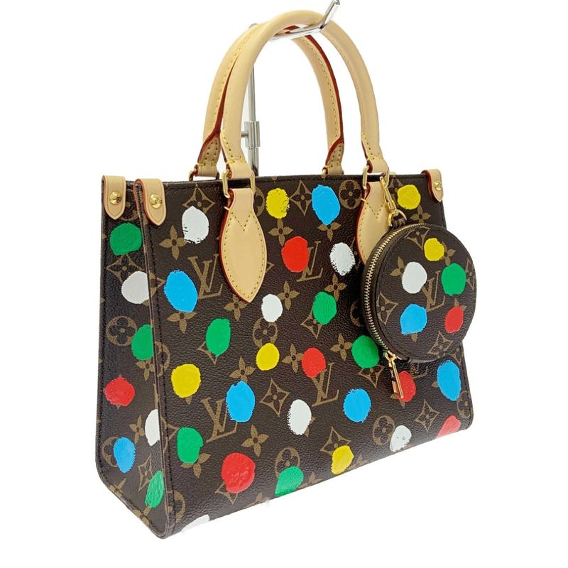 Louis Vuitton M46380 Monogram on-the-Go PM X Yayoi Kusama