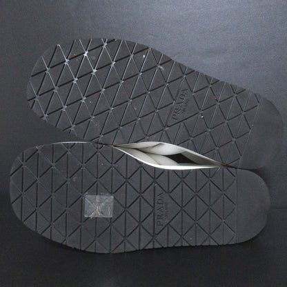 Prada Padded Nappa Leather Suring Back Sandals Size 35.5 Equivalent to 22.5cm