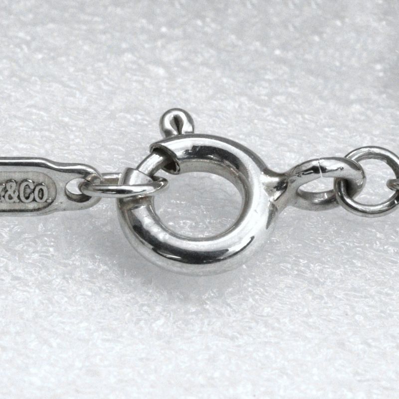 Tiffany & Co Atlas Cube 925 Silver Ladies 7.0g Necklace