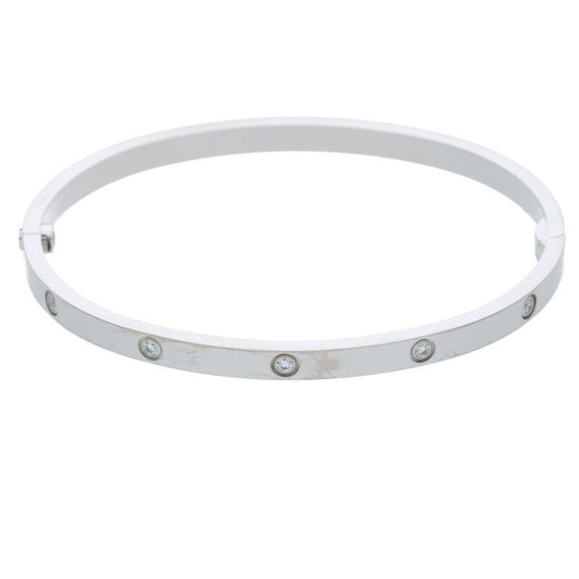 Cartier LOVE Bracelet SM Love Bracelet 18K White Gold Diamond Bracelet Men 17