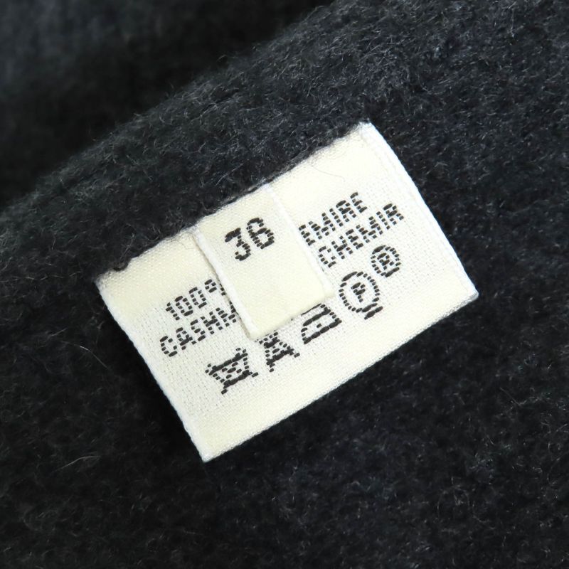 Hermes 100% Cashmere Margiela Period H Button Single Chester Coat Long Coat