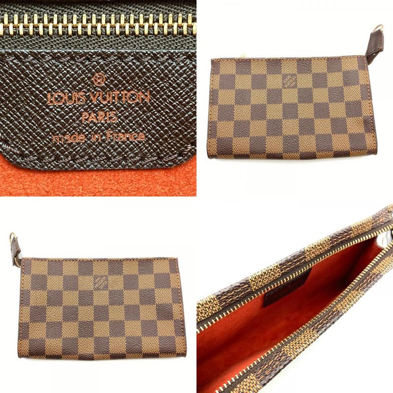 Louis Vuitton Marais Tote Bag Damier Ebène N42240 Ar0948 With Pouch