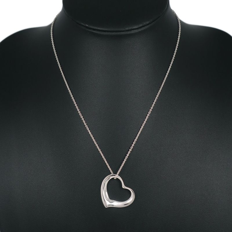 Tiffany & Co Open Heart Elsa Peretti Ladies 8.6g Necklace