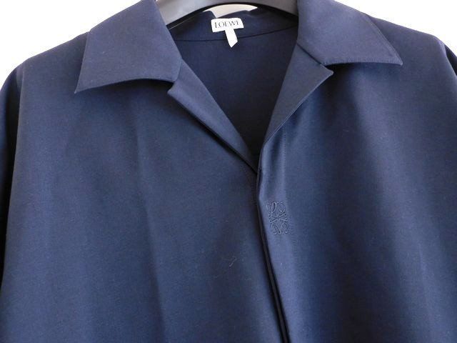 List Price: $150700 Loewe - Short Sleeve Shirt Men's Size 39 Dark Blue H526y05wd