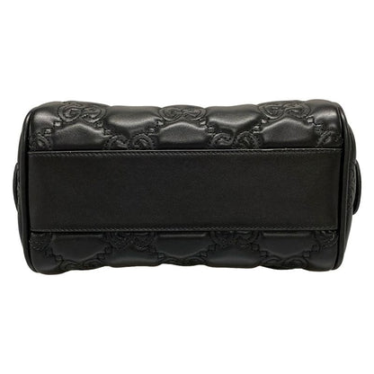 Gucci Ggmatelasse 702251 Black Chain Shoulder/mini Bag Leather