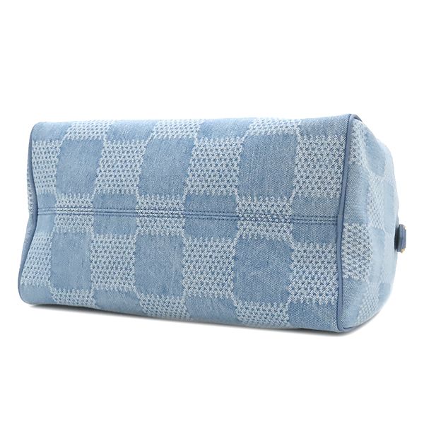Louis Vuitton 2way Bag Speedy Bandoliere 30 Damier Denim 3d Cotton Canvas Denim