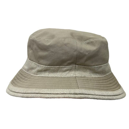 Hermes Motsch Double Brim Bucket Hat Double Brim Bucket Hat 56 Beige Cotton