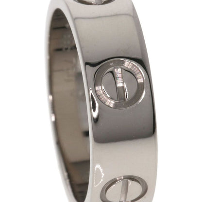 Cartier Love Ring #51 Ring - 18K White Gold Ladies