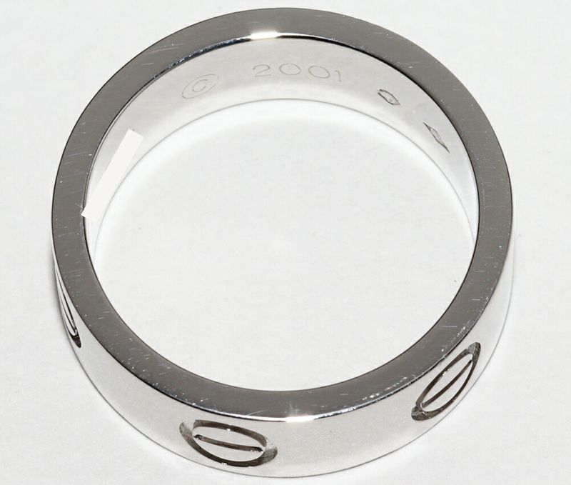Cartier Ring Pt950 Love Ring Width 55mm (022in) B40849