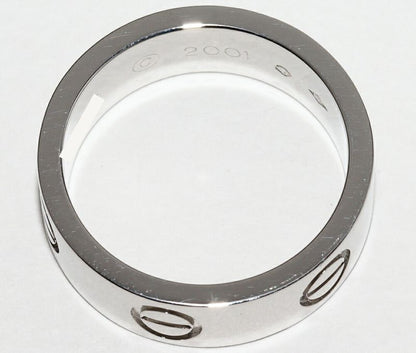 Cartier Ring Pt950 Love Ring Width 55mm (022in) B40849