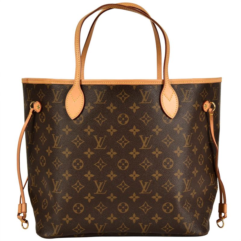 Louis Vuitton Neverfull MM Tote Bag Monogram Canvas M40156 Beige Ca4171