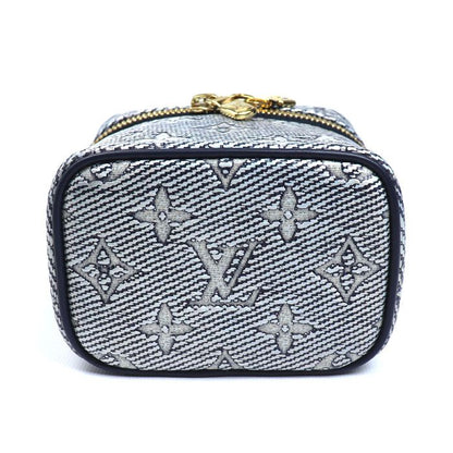 Louis Vuitton Monogram - Laminated Jacquard Micro Vanity Shoulder Bag - Navy