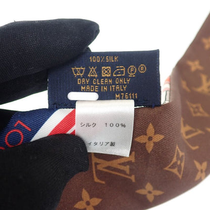 Louis Vuitton Bandeau BB Privé M76111 Monogram Scarf Silk Brown Multi Ladies