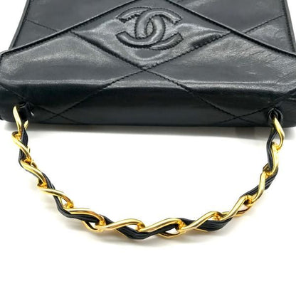 Chanel Chain Hand Bag CC Logo Black