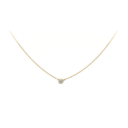 Tiffany & Co By The Yard Diamond Necklace 18K Yellow Gold (18k Yellow Gold)