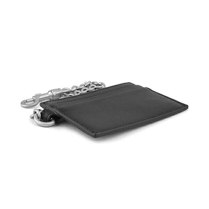 Bottega Veneta Card Case Nero/silver