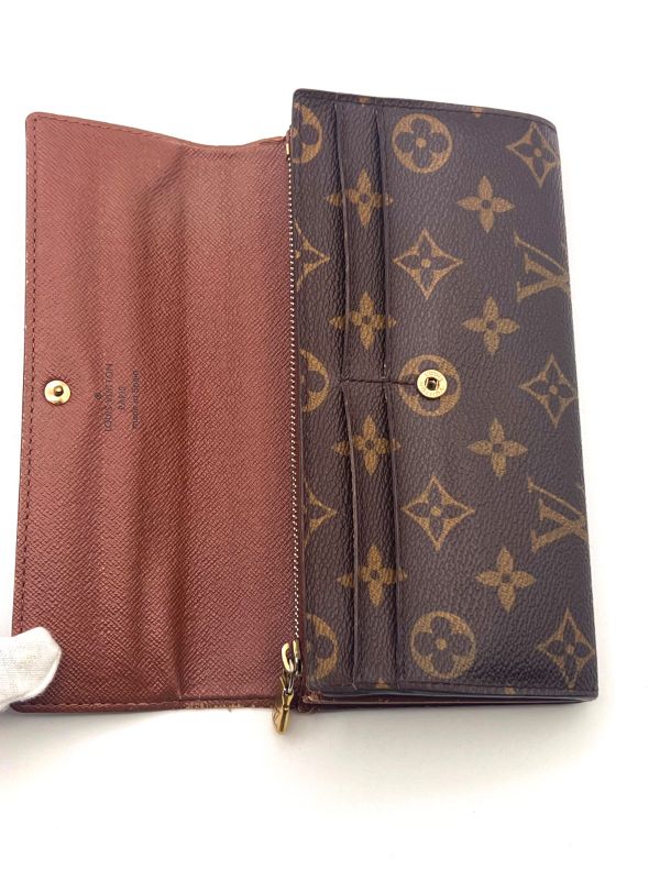 Louis Vuitton Long Wallet Portefeuille Sarah Folded Wallet M61734 05bs233