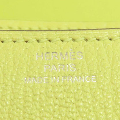 Hermes Constance Jaune Bourgeon 3 Mini Silver Hardware Shoulder Bag Chevre Women