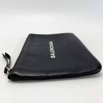 Balenciaga Leather Black Pouch